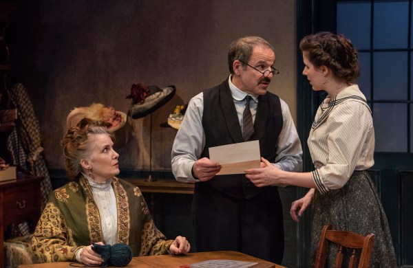 THE PRICE OF THOMAS SCOTT by ELIZABETH BAKER Tracy Sallows, Donald Corren and Emma Geer Photo by Todd Cerveris