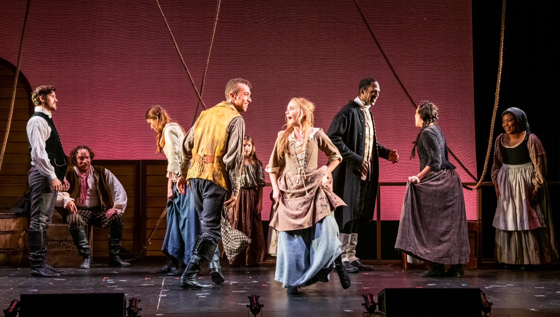Ensemble Cast of LadyShip photo by Russ Rowland